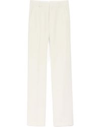 Ami Paris - Buttoned Straight-Leg Pants - Lyst