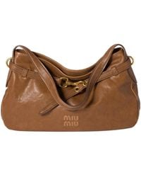 Miu Miu - Aventure Nappa Leather Bag - Lyst