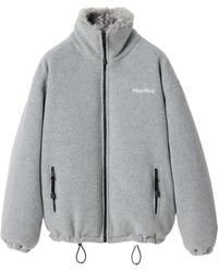 Miu Miu - Fleece Down Jacket - Lyst