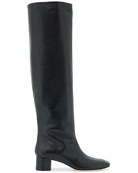 Aeyde - Willa Round Toe Block Heel Boots - Lyst