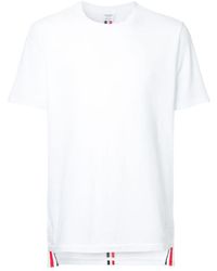 Thom Browne - Striped Crewneck T-Shirt - Lyst