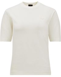 Moncler - Silicone Logo Patch T-Shirt - Lyst