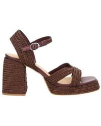 Castañer - Round-Toe High-Heeled Sandals - Lyst