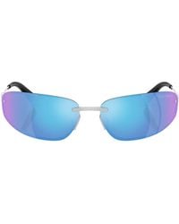 Miu Miu - Oval-Frame Sunglasses - Lyst