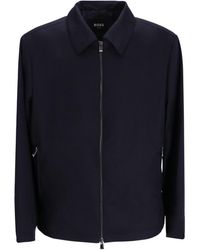 BOSS - Boss Slim Fit Jacket - Lyst