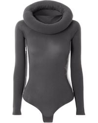 Alaïa - Long-Sleeved Bodysuit - Lyst