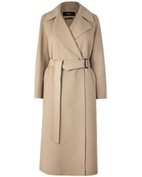 Weekend by Maxmara - Manu Wool Long Sleeve Longline Overcoat - Lyst
