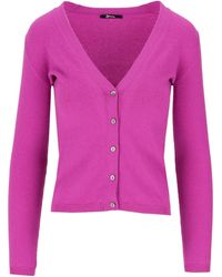 Lela Rose - Crop V-Neck Cardigan - Lyst