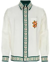 CASABLANCA - Oranges En Fleur Shirt - Lyst