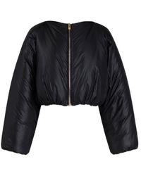Alaïa - Alaïa Pleated Bomber Jacket - Lyst