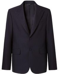 Fendi - Single-Breasted Textured Blazer - Lyst