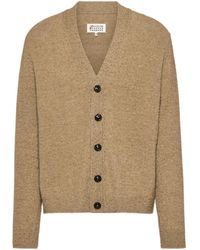 Maison Margiela - Long-Sleeved V-Neck Cardigan - Lyst
