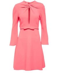 Giambattista Valli - Bow-Detail Crepe Minidress - Lyst