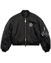 Balenciaga - Large-Fit Bomber Jacket - Lyst