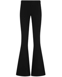 DSquared² - Logo-Plaque Low-Rise Flared Trousers - Lyst