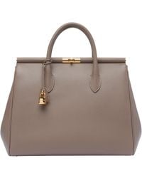 Dolce & Gabbana - Marlene Logo Detailed Tote Bag - Lyst