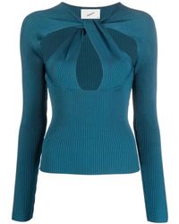 Coperni - Cut-Out Knitted Top - Lyst