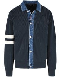 DSquared² - Long-Sleeved Button-Up Cardigan - Lyst