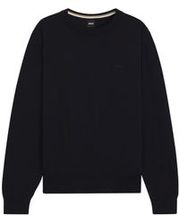BOSS - Logo Crew-Neck Sweatshirt - Lyst