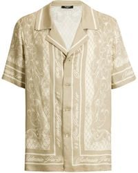 Balmain - Printed Foulard Pyjama Shirt - Lyst