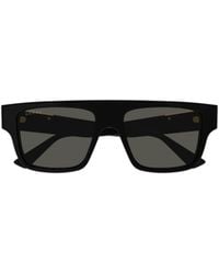 Gucci - Eyewear Rectangular Frame Sunglasses - Lyst