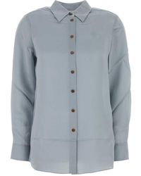 Zimmermann - Luna Satin Shirt - Lyst