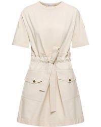 Moncler - Mini T-Shirt Dress - Lyst