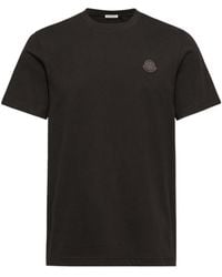 Moncler - Logo Patch T-Shirt - Lyst
