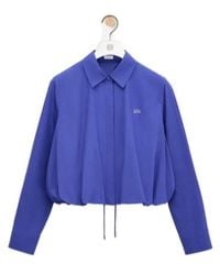 Loewe - Logo Embroidered Shirt - Lyst