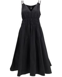 Pinko - Dress Shirred V-Neck - Lyst