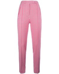 Pt Pantaloni - Pt Torino Frida Checked Tapered Pants - Lyst