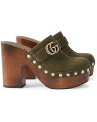 Gucci - Platform Clog With Double G - Lyst