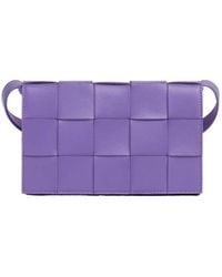 Bottega Veneta - Logo Woven Shoulder Bag - Lyst