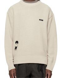 Song For The Mute - Crew-Neck Knit Sweater - Lyst