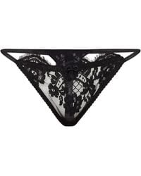 DSquared² - Bow Detailed Lace Thongs - Lyst