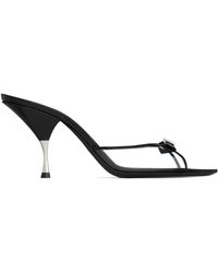 Saint Laurent - Jerry Logo Embellished Mules - Lyst