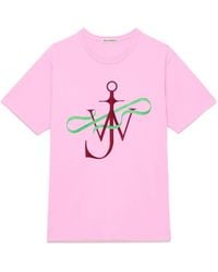 JW Anderson - Jw Anderson Ribbon Anchor T-Shirt - Lyst