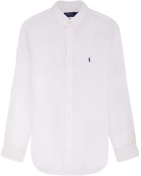 Ralph Lauren - Polo Logo Detailed Slim-Fit Shirt - Lyst