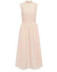 ROKSANDA - Prinesa Pleated Cotton Midi Dress - Lyst