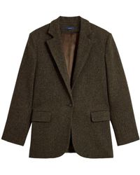 Soeur - Herringbone-Weave Single-Breasted Jacket - Lyst