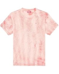 DIESEL - D-Logo Embroidered Crewneck T-Shirt - Lyst