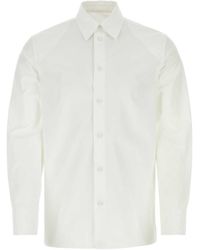 Jil Sander - Long-Sleeved Straight Hem Shirt - Lyst