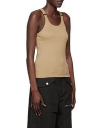 Dion Lee - E-Hook Ribbed Tank Top - Lyst