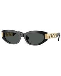 Versace - Round-Frame Sunglasses - Lyst