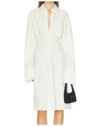 TOTEME - Totême Long-Sleeved Shirt Dress - Lyst