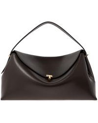 TOTEME - Totême T-Lock Top Handle Medium Shoulder Bag - Lyst