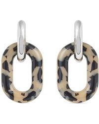 Rabanne - Rabanne Xl Link Pattern Earrings - Lyst
