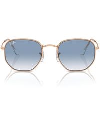 Ray-Ban - Hexagonal Sunglasses - Lyst
