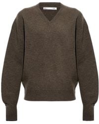 Studio Nicholson - Loch V-Neck Knitted Sweater - Lyst