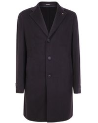 Tagliatore - Single-Breasted Cashmere Coat - Lyst